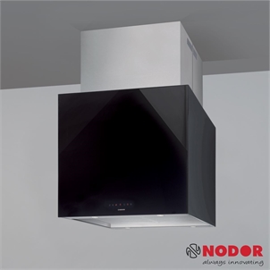 Máy hút mùi đảo Nodor CUBE GLASS BLACK 700